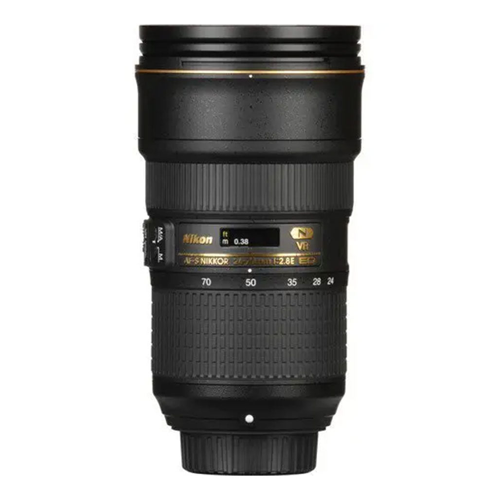 A Photo Of Nikon AF-S NIKKOR 24-70mm f/2.8E ED VR Lens – Professional Standard Zoom with Advanced Image Stabilization