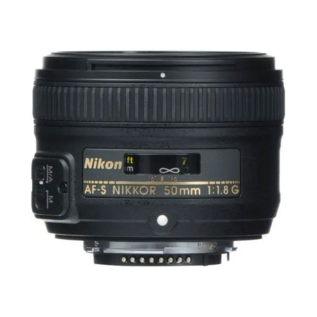 A Photo Of Nikon AF-S NIKKOR 50mm f/1.8G Lens – Compact Prime Lens for Nikon FX/35mm Film Cameras