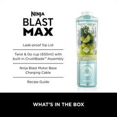 A Photo Of Ninja Blast Max BC251 Cordless Blender – Powerful Portable 650ml Smoothie Maker with Ice Crushing Power