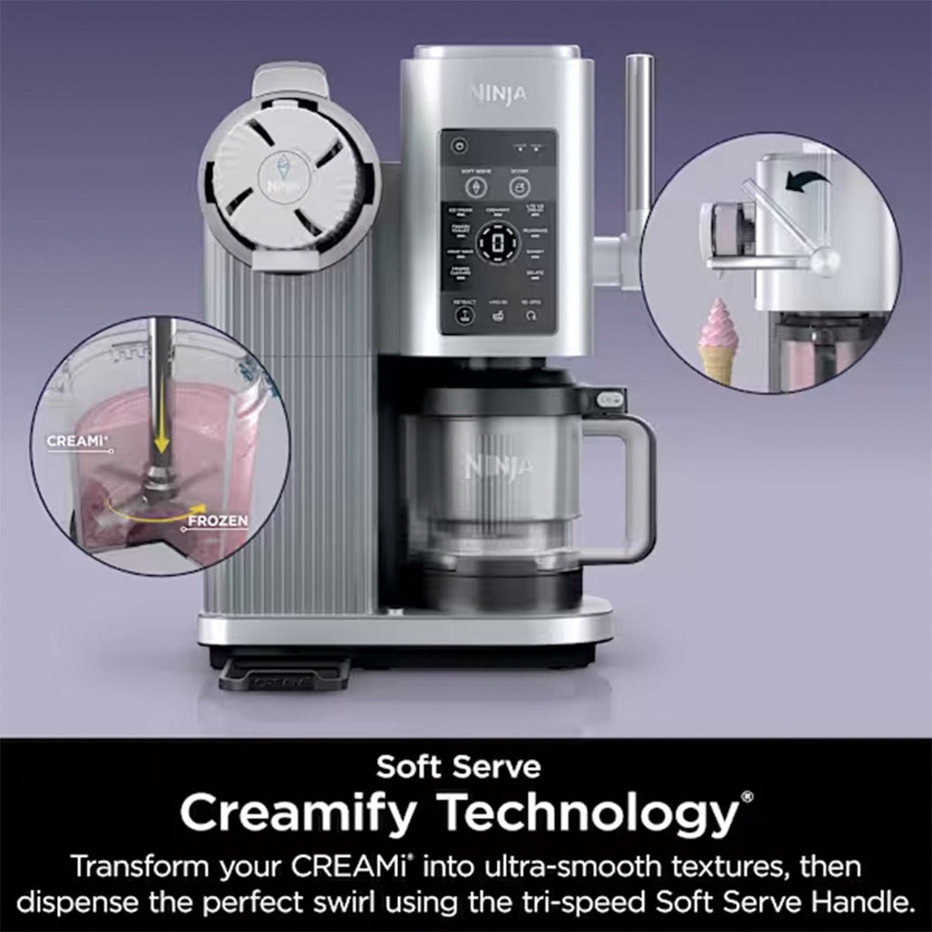 A Photo Of Ninja Swirl by CREAMi Soft Serve & Ice Cream Machine