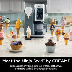 A Photo Of Ninja Swirl by CREAMi Soft Serve & Ice Cream Machine