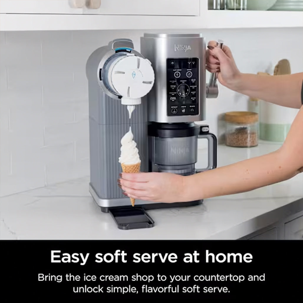 A Photo Of Ninja Swirl by CREAMi Soft Serve & Ice Cream Machine
