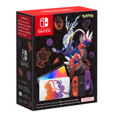 A Photo Of Nintendo Switch™ OLED Model – Pokémon™ Scarlet & Violet Edition with Legendary Pokémon Art and OLED Screen