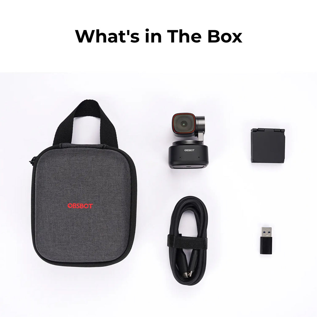 A Photo Of OBSBOT Tiny 2 Webcam: AI-Powered 4K Webcam with Ultra-Large 1/1.5'' CMOS, Dual Native ISO, and 4x Faster Auto Focus