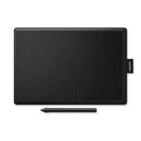 One by Wacom Medium Creative Pen Tablet | Black and Red - Digital Drawing & Graphic Design Tool