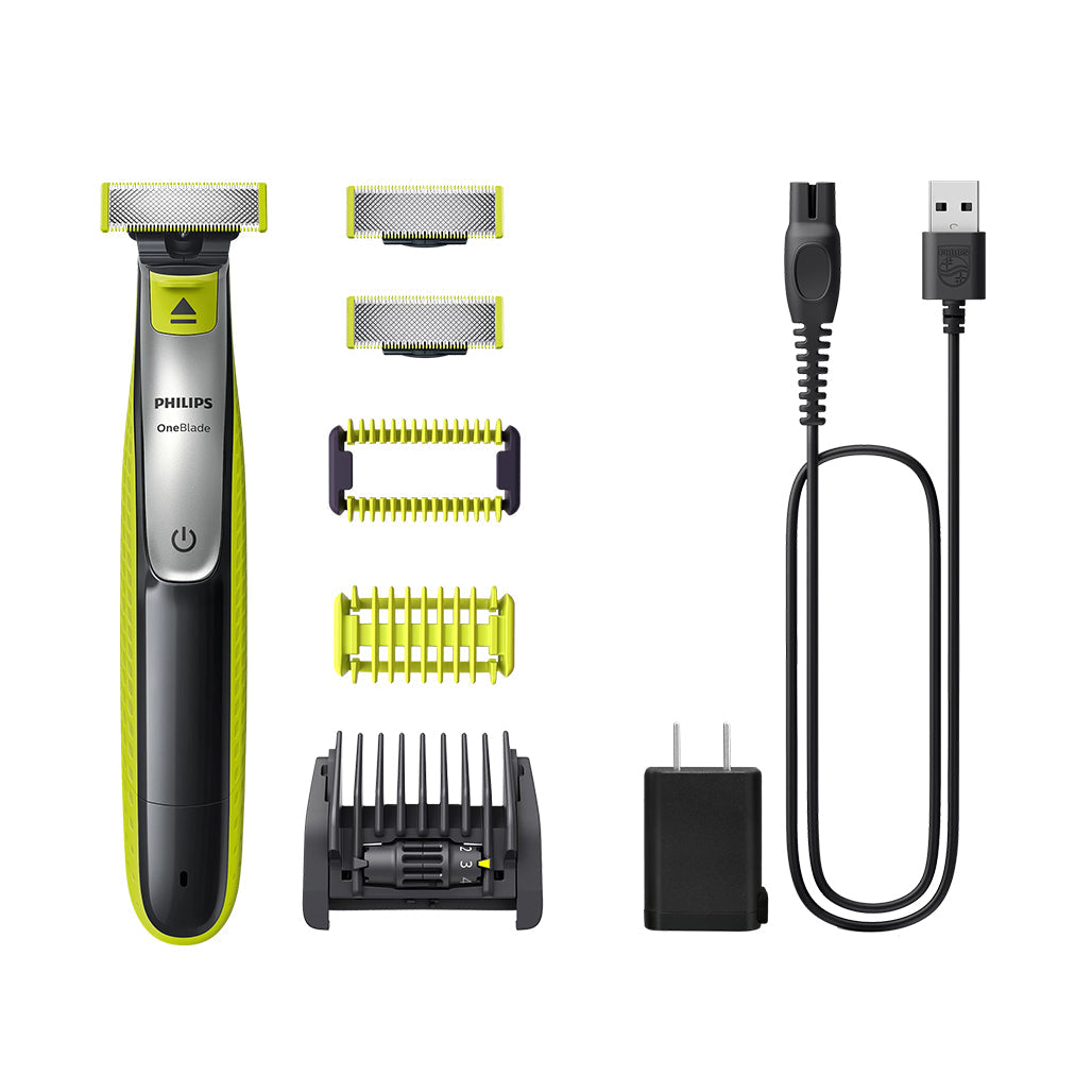 A Photo Of Philips OneBlade Face + Body – Trim, Edge & Shave Any Length of Hair with Precision