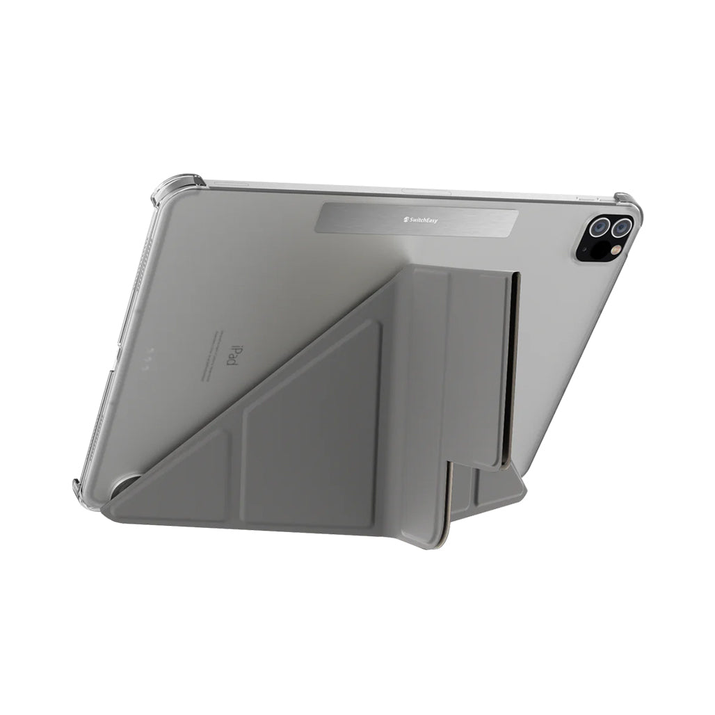 A Photo Of SwitchEasy Origami Nude Flexi-Folding Case for 2022 iPad 10th Gen - Gray