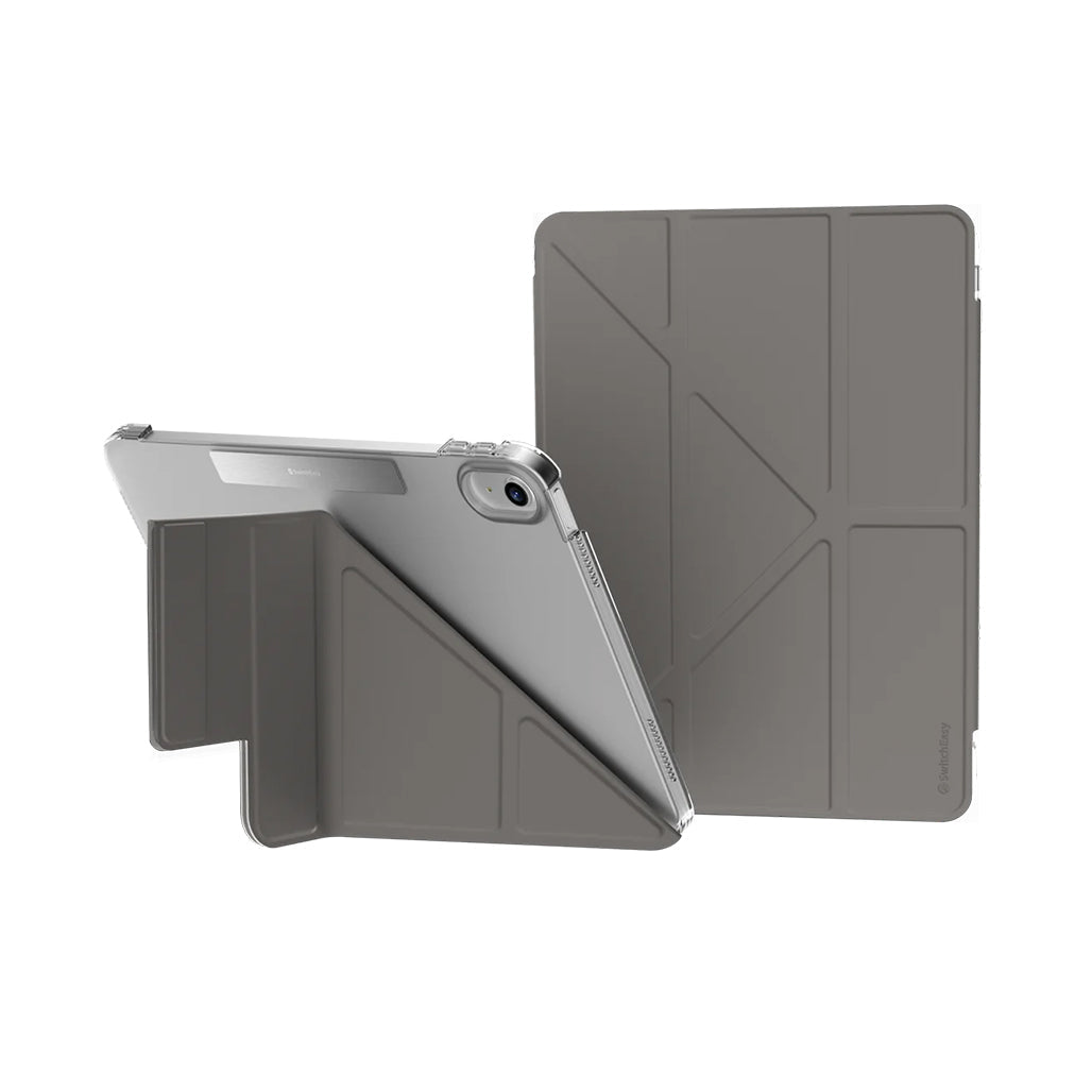 A Photo Of SwitchEasy Origami Nude Flexi-Folding Case for 2022 iPad 10th Gen - Gray