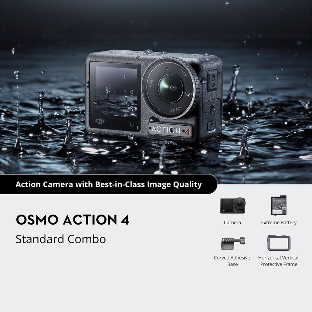 A Photo Of DJI Osmo Action 4 Standard Combo: High-Performance Action Camera for Every Adventure