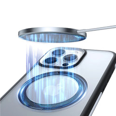 A Photo Of Torras Ostand R Fusion Case with 360° Rotating Stand for iPhone 16 Pro – Military-Grade Protection, Fingerprint & Dust Resistant