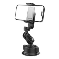 Porodo Dashboard Windshield Exterior Phone & Camera Mount – Secure, 360° Adjustable Device Holder with Strong Suction