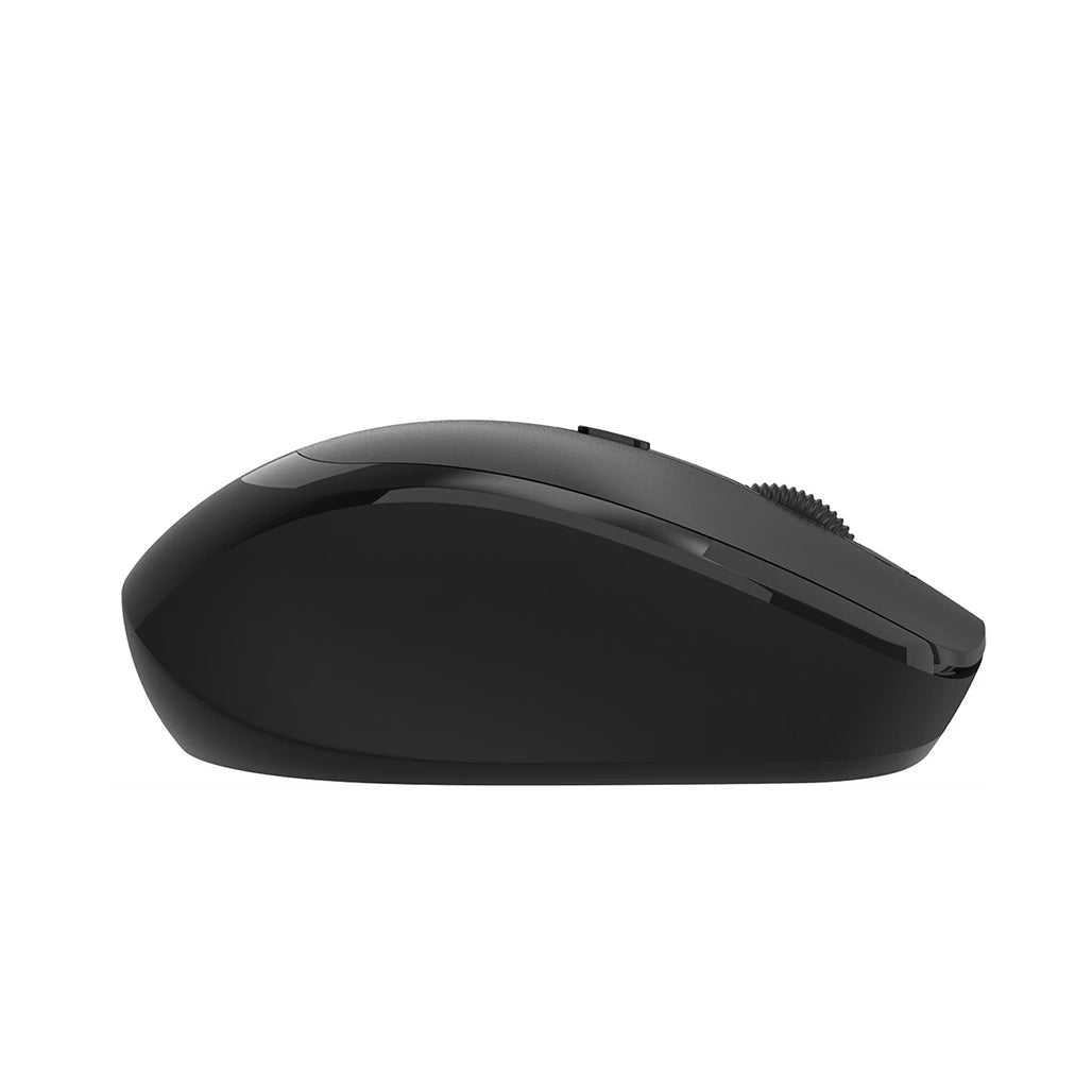 A Photo Of Porodo Dual Mode Wireless Mouse – Black