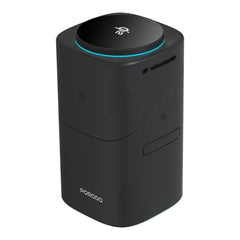 A Photo Of Porodo Auto Rotate & Slide Qi2 MagSafe Charging - Black