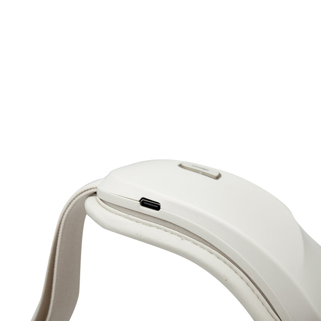 A Photo Of Porodo Rechargeable Eye Massager With Heat & Bluetooth Music | PD-IMS5MD-WH