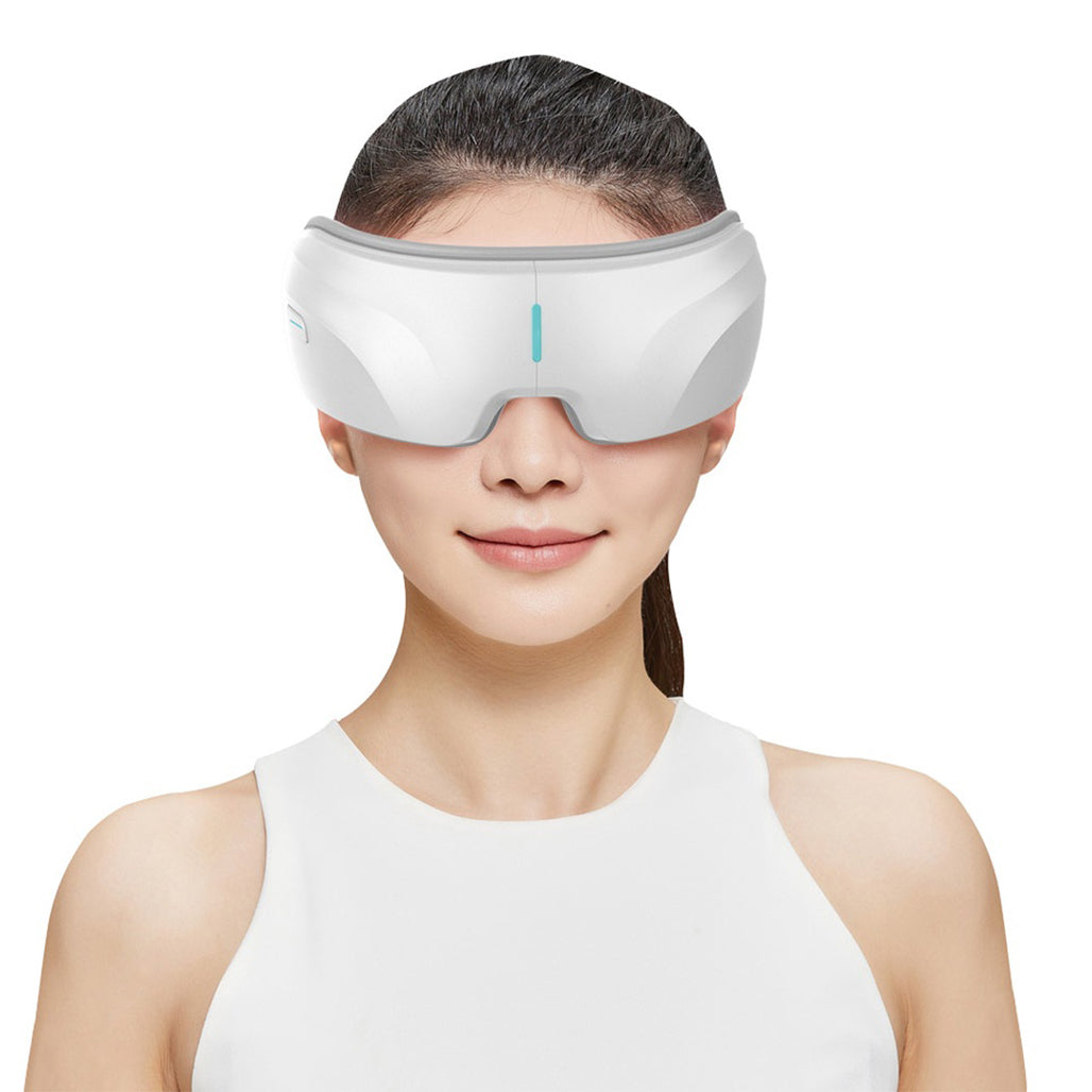 A Photo Of Porodo Rechargeable Eye Massager With Heat & Bluetooth Music | PD-IMS5MD-WH