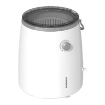 Porodo Lifestyle LFS064 Portable Mini Washing Machine With Dry Function - Compact, Energy-Efficient, Dual-Function Laundry Solution (White)