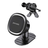 Porodo Universal Dual Mode Magnetic Phone Mount – Strong Magnetic Hold & Compact Design