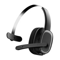 Porodo ENC Wireless Work Headphone - Black | Bluetooth V5.2, Noise-Cancelling Microphone, 15-Hour Battery