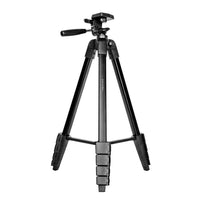 Porodo Professional Gimbal Tripod - Black | Durable Telescopic Tripod for Cameras