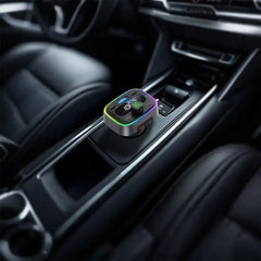 A Photo Of Porodo Smart Car Charger FM Transmitter