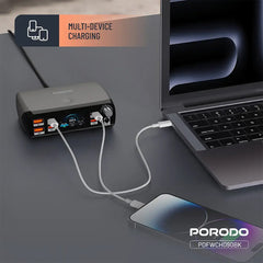 A Photo Of Porodo PowerGate Smart Charging Station 252W