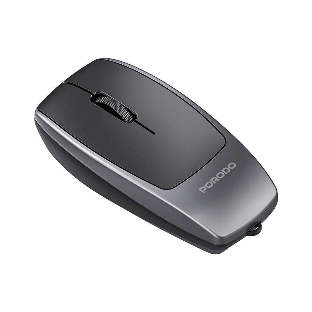 A Photo Of Porodo 1600DPI Wireless Mouse with Card Reader