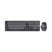 Porodo Gaming Wireless Keyboard and Mouse Set – 2.4GHz Connectivity, 1600 DPI Adjustable, Ergonomic Design for Windows & Mac