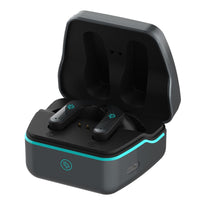 Porodo Gaming PDX419 - Ultra Low-Latency Wireless Earbuds with Dual Mic ENC and RGB Lights - Black