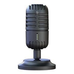A Photo Of Porodo Gaming Basic Cardioid Microphone with Fixed Stand – Black