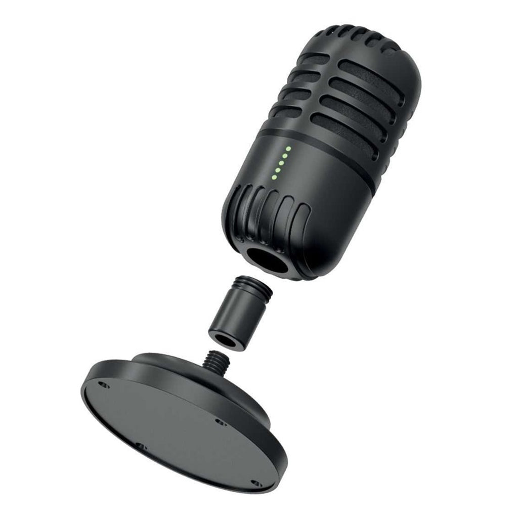 A Photo Of Porodo Gaming Basic Cardioid Microphone with Fixed Stand – Black