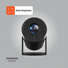 A Photo Of Porodo Gaming Projector with Wireless Controllers - Black | 130