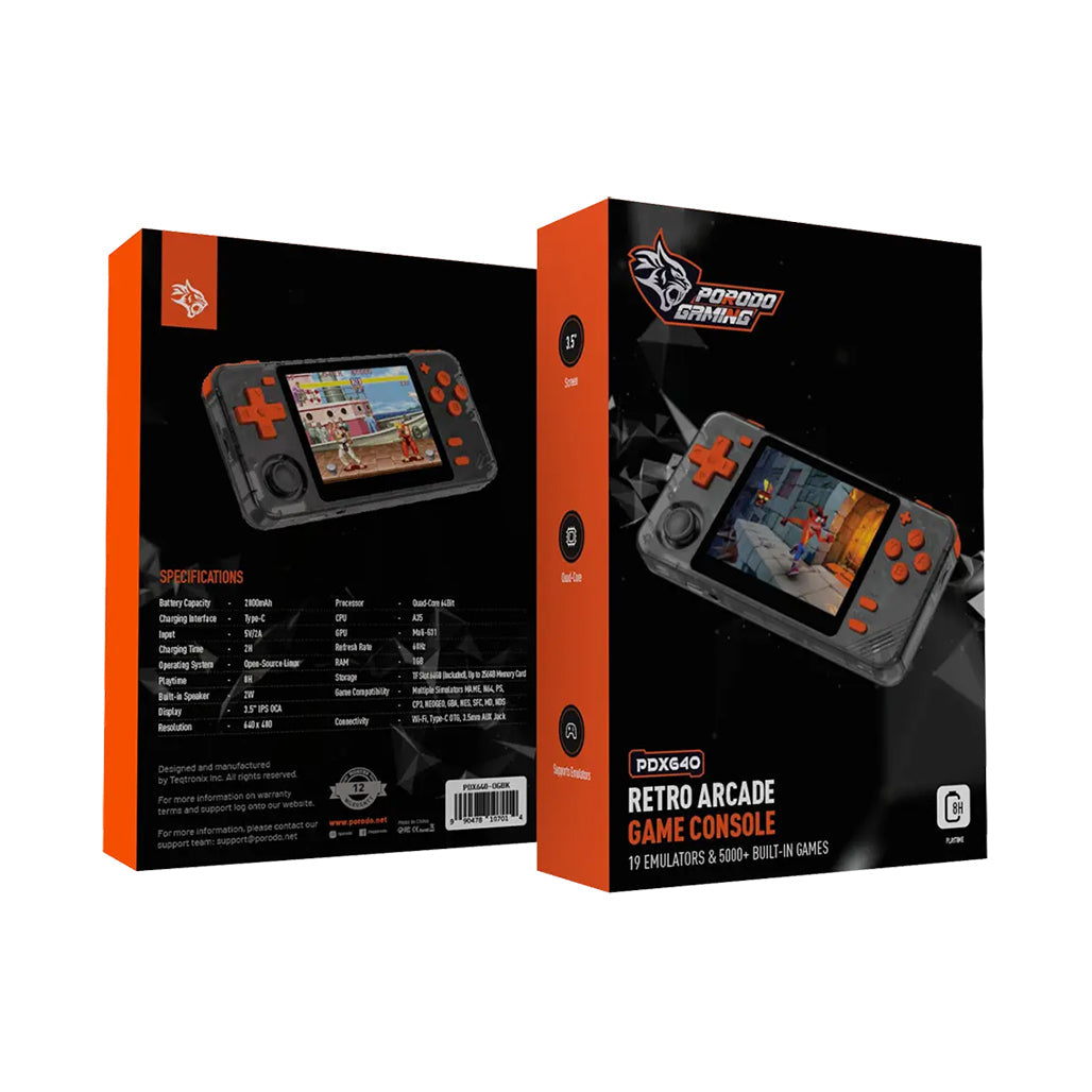 A Photo Of Porodo Gaming PDX640 - Retro Arcade Console