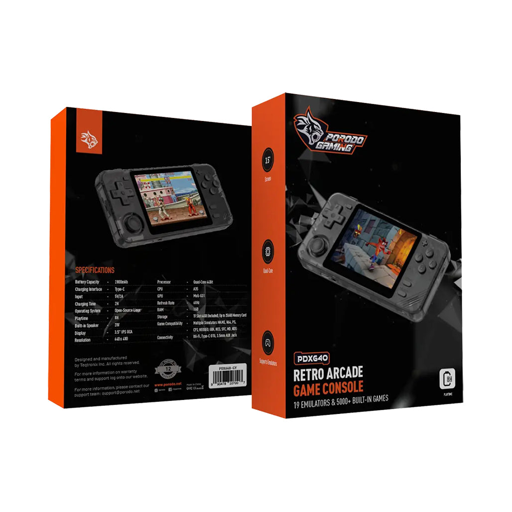 A Photo Of Porodo Gaming PDX640 - Retro Arcade Console