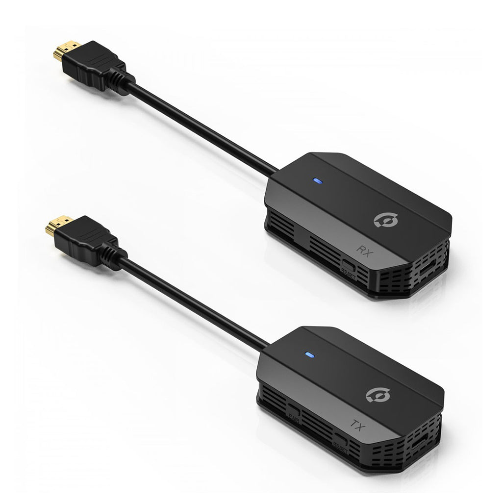 A Photo Of Powerology Wireless HDMI Mirroring Adapter with USB-C Cable - Full HD 1080P, Black