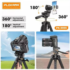 A Photo Of Plokama PK-9999 2.1M Professional Camera Tripod