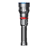 Powerology 4000mAh Waterproof LED Flashlight - Ultra-Durable, Long Battery Life, and High Brightness