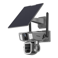 Powerology 4G/WiFi 360° Dual Lens Outdoor Camera - Black