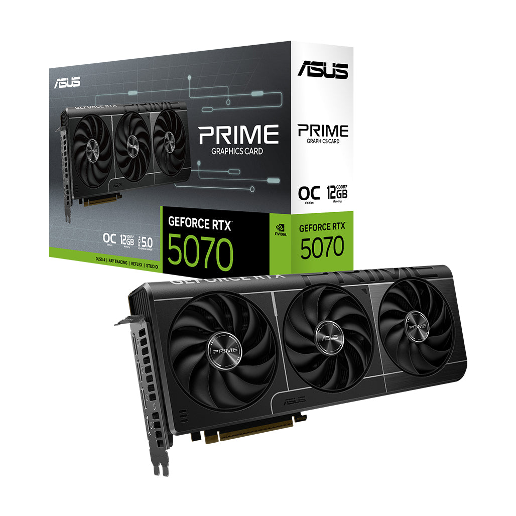 A Photo Of ASUS PRIME GeForce RTX™ 5070 12GB GDDR7 OC Edition