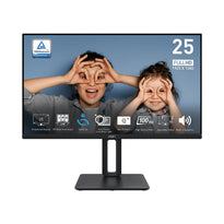 MSI PRO MP251P - 24.5" FHD 100Hz Monitor with Ergonomic Design and AMD FreeSync™