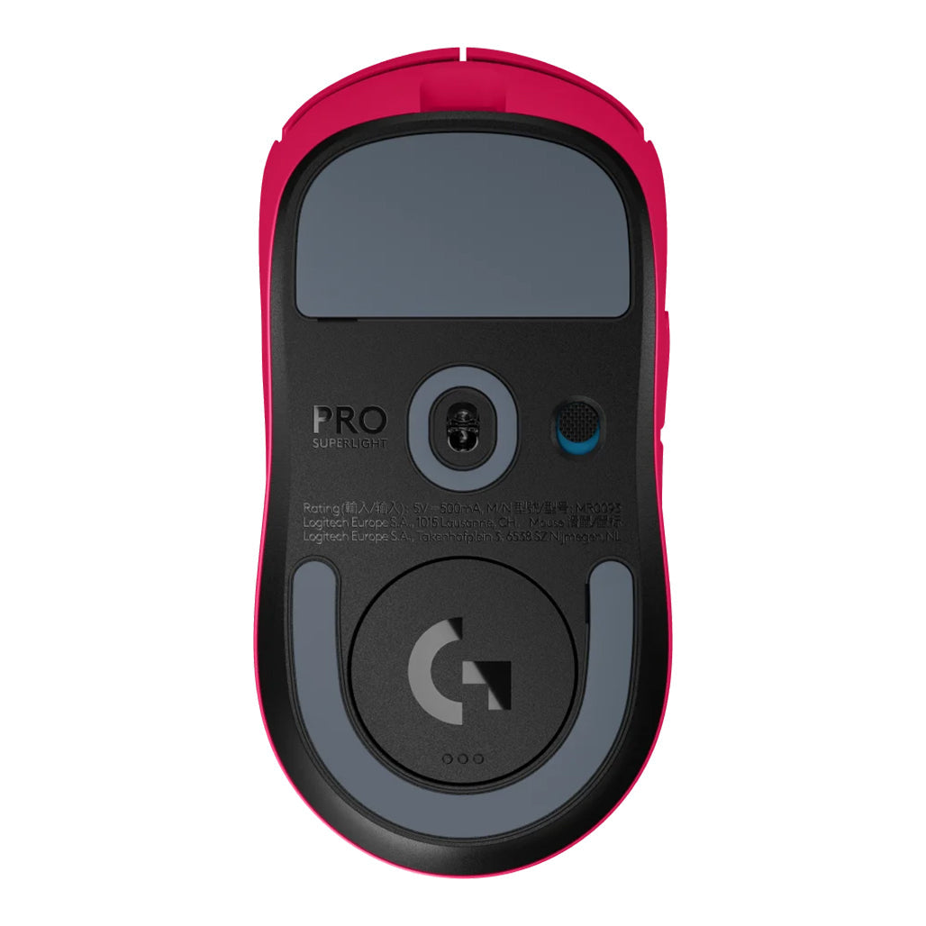 A Photo Of Logitech PRO X SUPERLIGHT 2 LIGHTSPEED Wireless Gaming Mouse - Black - HERO 2 Sensor, 60g, Hybrid Lightforce Switches - 910-006630