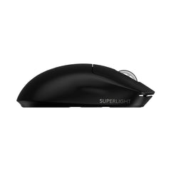 A Photo Of Logitech PRO X SUPERLIGHT 2 LIGHTSPEED Wireless Gaming Mouse - Black - HERO 2 Sensor, 60g, Hybrid Lightforce Switches - 910-006630