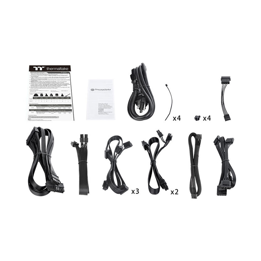 A Photo Of Thermaltake Toughpower GF3 ARGB 850W Gold - TT Premium Edition with Addressable RGB Fan, PCIe Gen 5.0 Ready, and 80 PLUS Gold Efficiency