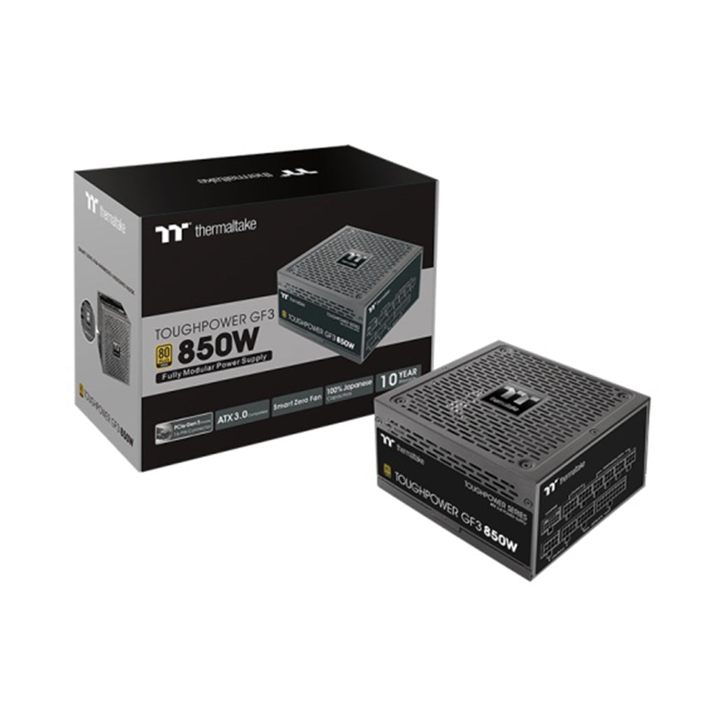 A Photo Of Thermaltake Toughpower GF3 850W Gold - TT Premium Edition, Fully Modular PSU with PCIe Gen 5.0 and 80 PLUS Gold Efficiency