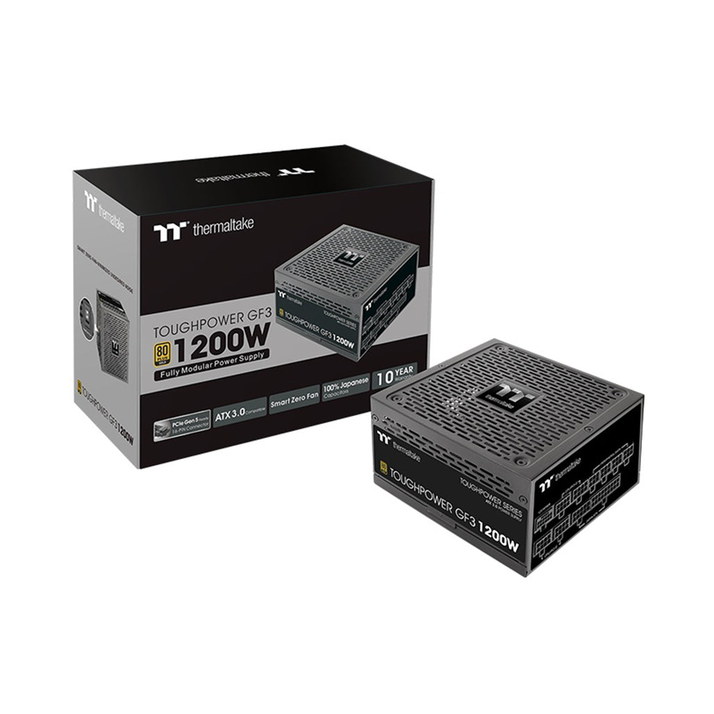 A Photo Of Thermaltake Toughpower GF3 1200W Gold - TT Premium Edition, Fully Modular Power Supply with PCIe Gen 5.0 and 80 PLUS Gold Certification