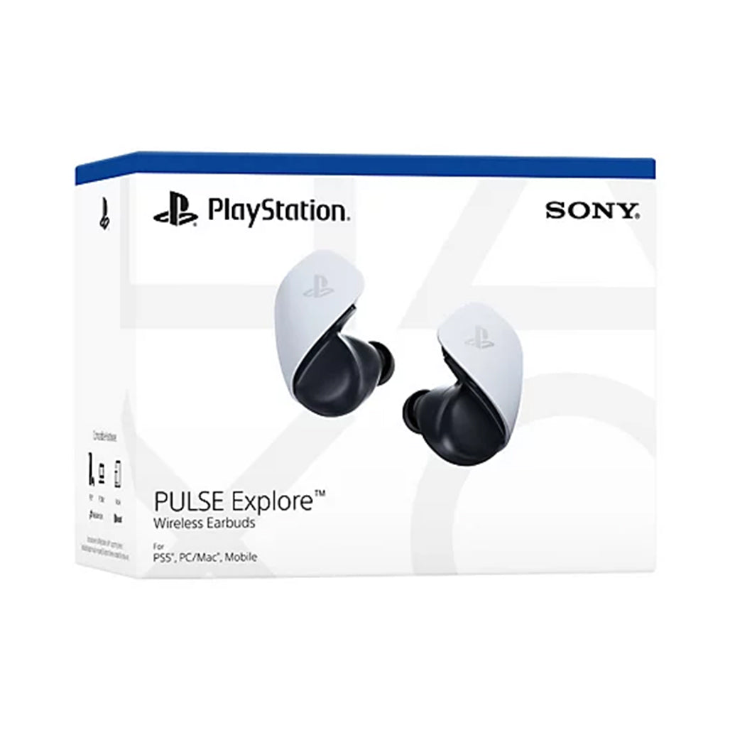 A Photo Of Sony PlayStation Pulse Explore Wireless Earbuds for PS5 – Next-Gen Audio with Planar Magnetic Drivers, AI Noise Rejection, and Portable Charging Case