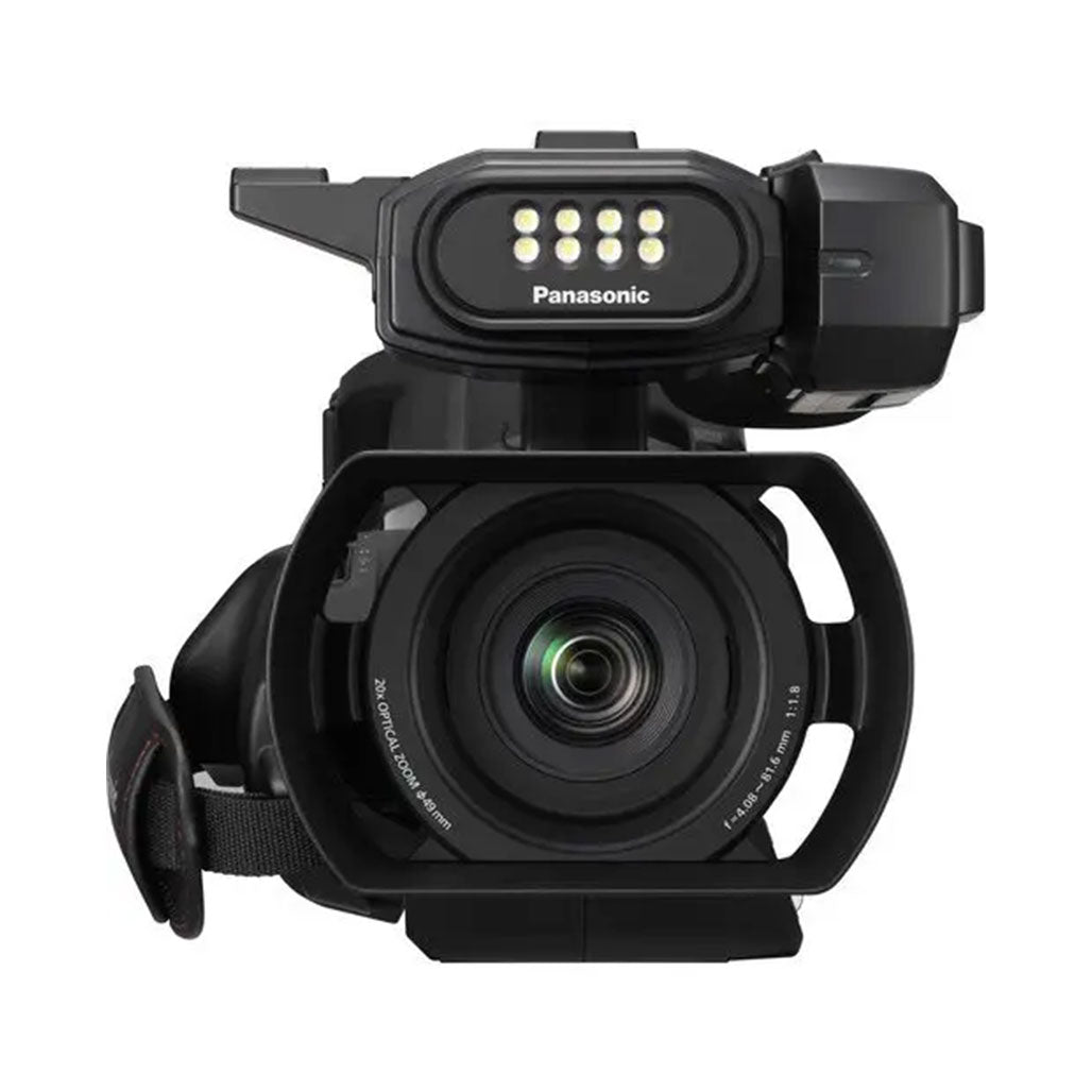 A Photo Of Panasonic HC-MDH3 AVCHD Shoulder Mount Camcorder with LCD Touchscreen & LED Light – Ideal for Versatile Video Production