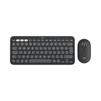 Logitech Pebble 2 Combo - Slim Bluetooth Keyboard and Mouse Set with Customizable Keys, Silent Touch Technology, and Multi-Device Pairing