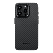 Pitaka MagEZ Case Pro 4 for iPhone 15 Pro 1500D Black/Grey (Twill)