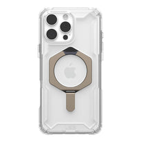 UAG Plasma XTE iPhone 16 Pro Max Case - Clear/Titanium | Ultimate Drop Protection, MagSafe Compatibility, and Metal Kickstand