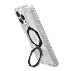 A Photo Of UAG Plasma XTE iPhone 16 Pro Max Case - Clear/Titanium | Ultimate Drop Protection, MagSafe Compatibility, and Metal Kickstand